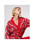 Simple Кардиган SWD514-01 Червен Relaxed Fit - Pepit.bg