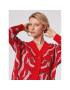 Simple Кардиган SWD514-01 Червен Relaxed Fit - Pepit.bg