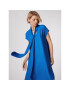 Simple Коктейлна рокля SUD509-03 Син Relaxed Fit - Pepit.bg