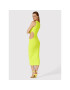 Simple Лятна рокля SUD042 Зелен Slim Fit - Pepit.bg