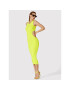 Simple Лятна рокля SUD042 Зелен Slim Fit - Pepit.bg