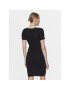 Simple Плетена рокля SUD003 Черен Slim Fit - Pepit.bg