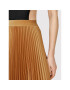 Simple Плисирана пола SDD006 Кафяв Regular Fit - Pepit.bg