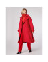 Simple Преходно палто PLD502-04 Червен Relaxed Fit - Pepit.bg