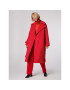 Simple Преходно палто PLD502-04 Червен Relaxed Fit - Pepit.bg