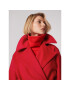 Simple Преходно палто PLD502-04 Червен Relaxed Fit - Pepit.bg