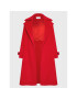 Simple Преходно палто PLD502-04 Червен Relaxed Fit - Pepit.bg