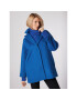 Simple Преходно палто PLD510-02 Син Relaxed Fit - Pepit.bg