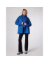 Simple Преходно палто PLD510-02 Син Relaxed Fit - Pepit.bg