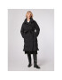 Simple Пухено яке PLD503-01 Черен Relaxed Fit - Pepit.bg