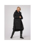 Simple Пухено яке PLD503-01 Черен Relaxed Fit - Pepit.bg