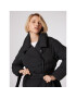 Simple Пухено яке PLD503-01 Черен Relaxed Fit - Pepit.bg
