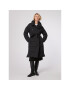 Simple Пухено яке PLD503-01 Черен Relaxed Fit - Pepit.bg