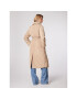 Simple Пухено яке PLD515-02 Бежов Slim Fit - Pepit.bg