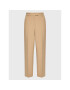 Simple Текстилни панталони SPD504-03 Бежов Relaxed Fit - Pepit.bg
