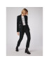 Simple Текстилни панталони SPD506-02 Черен Slim Fit - Pepit.bg