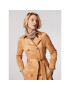Simple Тренч PLD002 Кафяв Regular Fit - Pepit.bg
