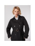 Simple Тренч PLD004 Черен Regular Fit - Pepit.bg
