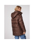 Simple Зимно яке KUD500-01 Кафяв Oversize - Pepit.bg