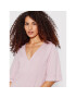 Sisley Блуза 3I1XL4161 Виолетов Relaxed Fit - Pepit.bg