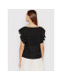 Sisley Блуза 52C7LQ01B Черен Relaxed Fit - Pepit.bg