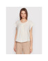 Sisley Блуза 5XYWLQ018 Бял Straight Fit - Pepit.bg