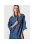 Sisley Дънкова рокля 4FU6LV023 Син Regular Fit - Pepit.bg