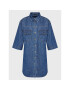 Sisley Дънкова рокля 4FU6LV023 Син Regular Fit - Pepit.bg