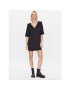 Sisley Ежедневна рокля 41HGLV037 Черен Relaxed Fit - Pepit.bg