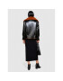 Sisley Яке от имитация на кожа 2PMPLN036 Черен Oversize - Pepit.bg