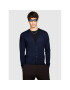 Sisley Кардиган 11BAS600J Тъмносин Regular Fit - Pepit.bg