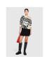 Sisley Мини пола 17L3M0008 Черен Slim Fit - Pepit.bg