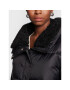 Sisley Пухено яке 2BA2LN01J Черен Oversize - Pepit.bg