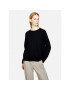 Sisley Пуловер 1044M103K Черен Boxy Fit - Pepit.bg