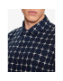 Sisley Риза 589VSQ023 Тъмносин Regular Fit - Pepit.bg