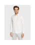 Sisley Риза 5CNX5QL19 Бял Slim Fit - Pepit.bg
