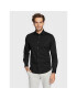 Sisley Риза 5CNX5QL19 Черен Slim Fit - Pepit.bg