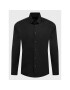 Sisley Риза 5CNX5QL19 Черен Slim Fit - Pepit.bg