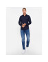 Sisley Риза 5CNX5QL19 Тъмносин Slim Fit - Pepit.bg