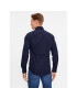 Sisley Риза 5CNX5QL19 Тъмносин Slim Fit - Pepit.bg