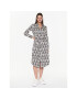 Sisley Рокля тип риза 4UUFLV03A Екрю Regular Fit - Pepit.bg