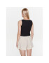 Sisley топ 3FPZLH00I Черен Regular Fit - Pepit.bg