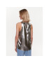 Sisley топ 5UGWLH00R Сребрист Regular Fit - Pepit.bg