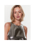 Sisley топ 5UGWLH00R Сребрист Regular Fit - Pepit.bg