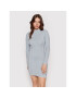Sixth June Плетена рокля 12191 Син Slim Fit - Pepit.bg