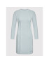 Sixth June Плетена рокля 12191 Син Slim Fit - Pepit.bg