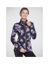 Skechers Анорак Skechcloud Winter Bloom Jacket JA3 Черен Regular Fit - Pepit.bg