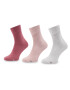 Skechers Комплект 3 чифта дълги чорапи дамски SK41009 Розов - Pepit.bg