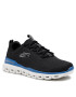 Skechers Обувки Fasten Up 232136/BKBL Черен - Pepit.bg