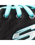 Skechers Обувки Get Connected 12615/BKTQ Черен - Pepit.bg